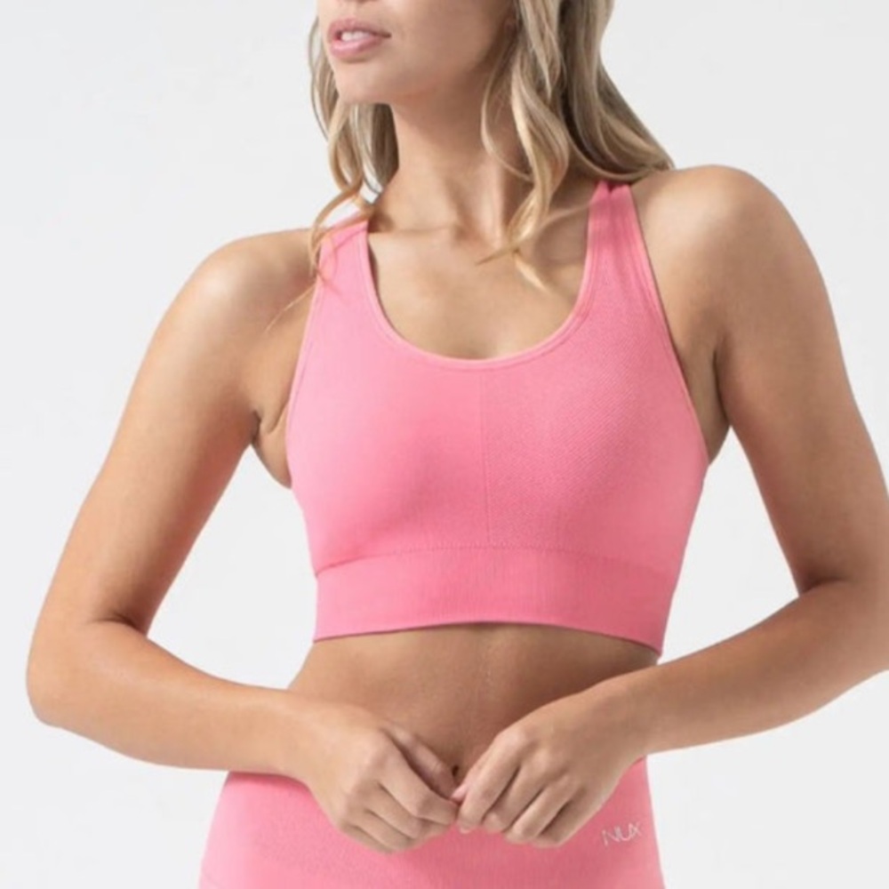 NUX One By One Scoop Bra in Hibiscus S